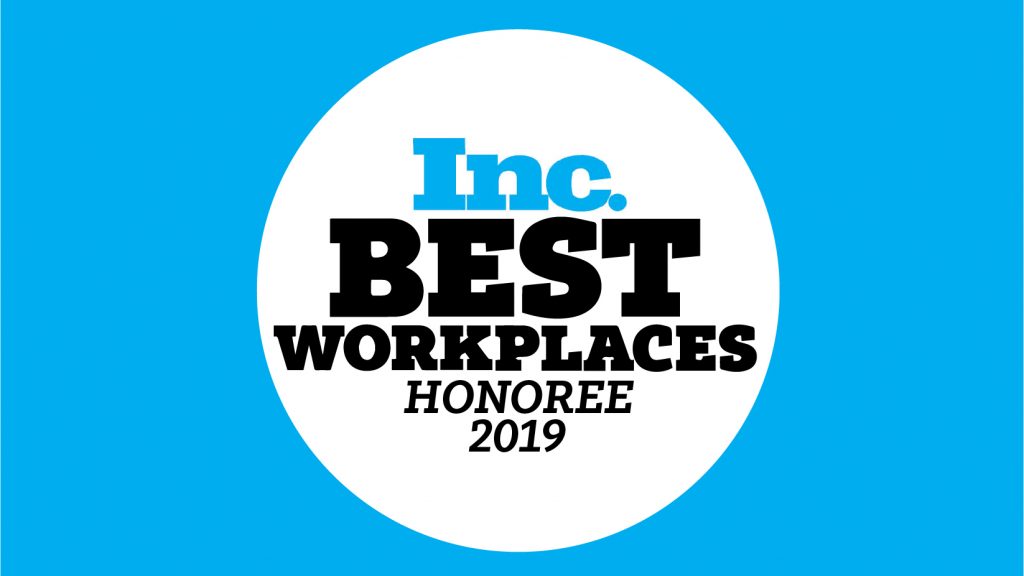 Inc best Workplaces 2019 Logo